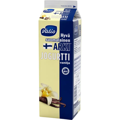 Valio Arki Valio Hyvä suomalainen Arki® jogurtti vanilja 1 kg Valio Arki Valio Hyvä suomalainen Arki® jogurtti vanilja 1 kg