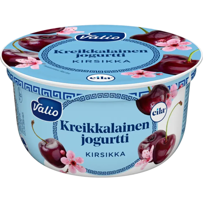 Valio - Kreikkalainen jogurtti kirsikka - 150 g - Laktoositon - yogurt Valio - Kreikkalainen jogurtti kirsikka - 150 g - Laktoositon - yogurt