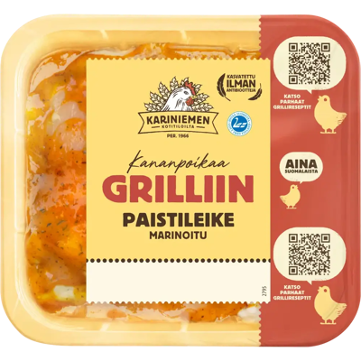 Kariniemen Kananpojan paistileike marinoitu 700 g Kariniemen Kananpojan paistileike marinoitu 700 g