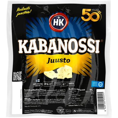 HK Kabanossi® Juusto 360 g HK Kabanossi® Juusto 360 g
