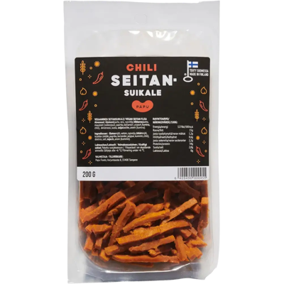 Papu Chili seitansuikale 200g Papu Chili seitansuikale 200g