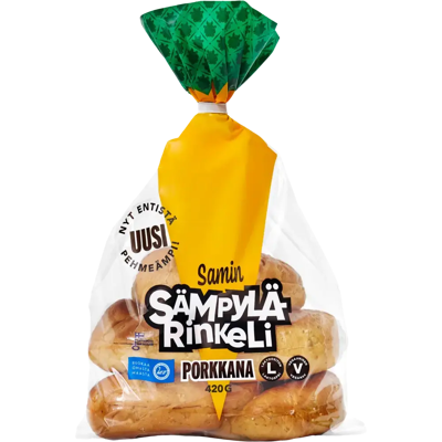 Samin Porkkana sämpylärinkeli 420 g Samin Porkkana sämpylärinkeli 420 g