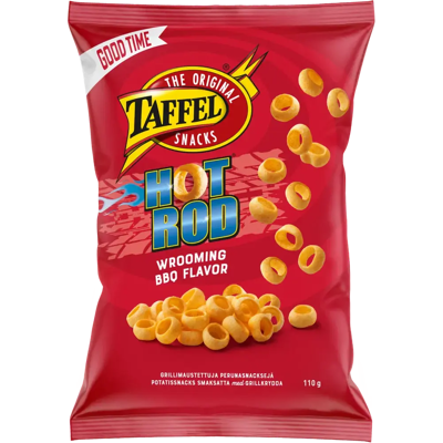 Taffel Hot Rod sipsi 110g Taffel Hot Rod sipsi 110g