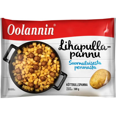 Oolannin lihapullapannu 500g Oolannin lihapullapannu 500g