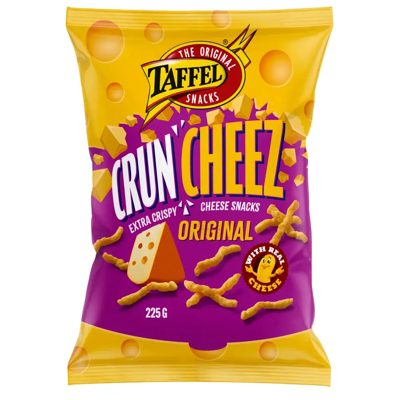 Taffel CrunCheez original maustettu juustosnacks 225g Taffel CrunCheez original maustettu juustosnacks 225g