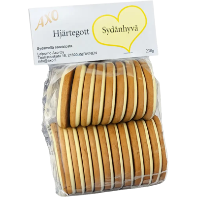 Leipomo Axo Sydänhyvä keltainen 230 g Leipomo Axo Sydänhyvä keltainen 230 g