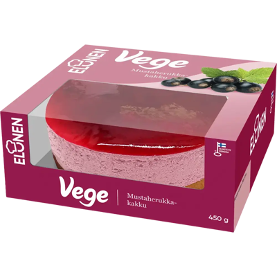 Elonen Mustaherukkakakku 450g vegaaninen Elonen Mustaherukkakakku 450g vegaaninen