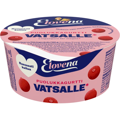 Elovena 150g puolukkagurtti vatsalle Elovena 150g puolukkagurtti vatsalle