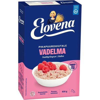 Elovena 630g vadelma pikapuurohiutale Elovena 630g vadelma pikapuurohiutale