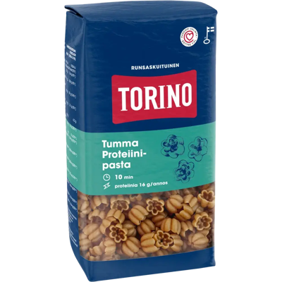 Torino 500g special tumma proteiinipasta Torino 500g special tumma proteiinipasta