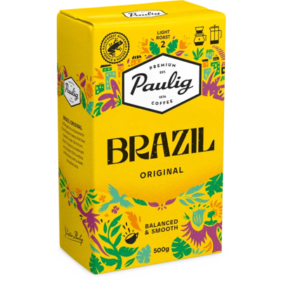 Brazil Paulig Original kahvi suodatinjauhatus 500g Brazil Paulig Original kahvi suodatinjauhatus 500g