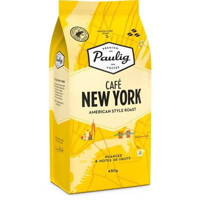 Paulig Café New York kahvi kahvipapu 450g Paulig Café New York kahvi kahvipapu 450g