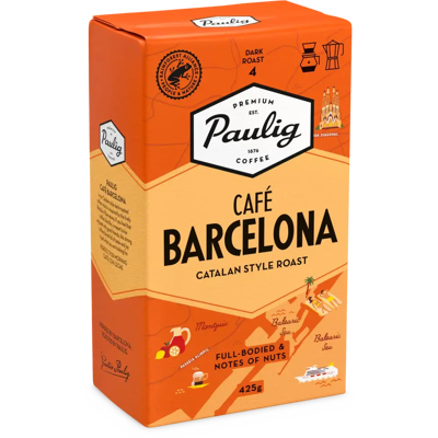 Paulig Café Barcelona kahvi suodatinjauhatus 425g Paulig Café Barcelona kahvi suodatinjauhatus 425g