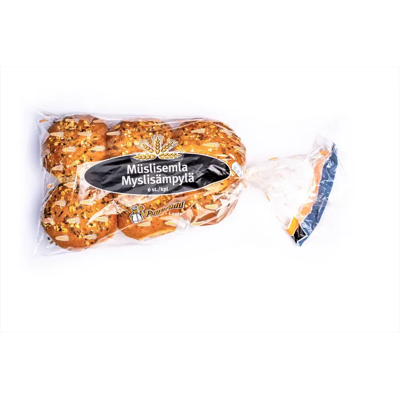 Bageri Fagerudd Leipomo Myslisämpylä 6kpl/450g Bageri Fagerudd Leipomo Myslisämpylä 6kpl/450g