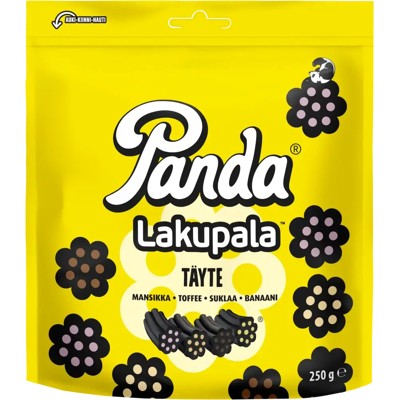 Panda Lakupala täytelakritsi 250g Panda Lakupala täytelakritsi 250g