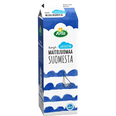 Arla 1 L laktoositon kevytmaitojuoma Suomesta ESL Arla 1 L laktoositon kevytmaitojuoma Suomesta ESL