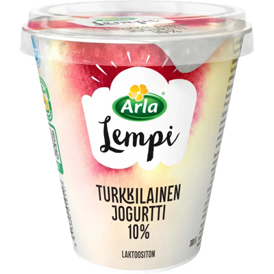 Arla - Lempi - 10% rasvaa - laktoositon - Jogurtti Arla - Lempi - 10% rasvaa - laktoositon - Jogurtti