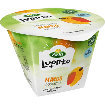 Arla Luonto+ AB laktoositon 175 g mangojogurtti Arla Luonto+ AB laktoositon 175 g mangojogurtti