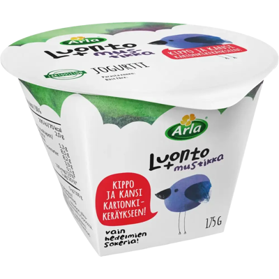 Arla Luonto+ AB Mustikkajogurtti laktoositon 175 g Arla Luonto+ AB Mustikkajogurtti laktoositon 175 g