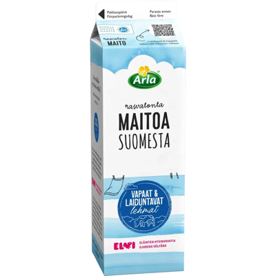Arla Rasvaton maito 1 L Suomesta Arla Rasvaton maito 1 L Suomesta