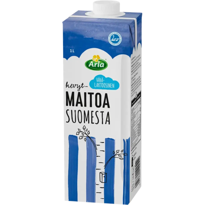 Arla Kevytmaito 1 L Suomesta vähälaktoosinen UHT Arla Kevytmaito 1 L Suomesta vähälaktoosinen UHT