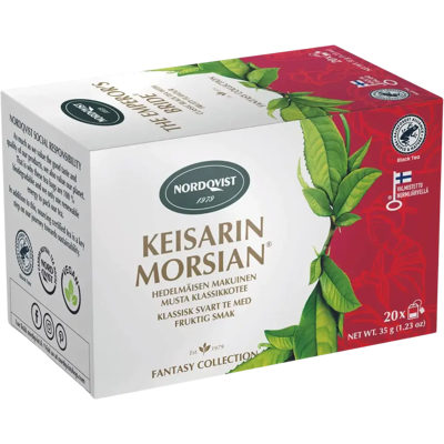 Nordqvist Keisarin Morsian musta tee 20 x 1,75 g RFA Nordqvist Keisarin Morsian musta tee 20 x 1,75 g RFA