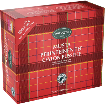 Nordqvist Ceylon Perinteinen 100 x 2g musta pussitee Nordqvist Ceylon Perinteinen 100 x 2g musta pussitee