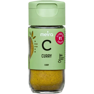 Meira Curry ei lisättyä suolaa 37g Meira Curry ei lisättyä suolaa 37g