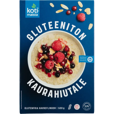 Kotimaista gluteeniton kaurahiutale 500 g Kotimaista gluteeniton kaurahiutale 500 g