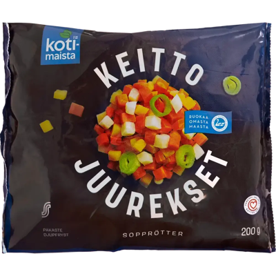 Kotimaista Keittojuurekset pakaste 200g Kotimaista Keittojuurekset pakaste 200g