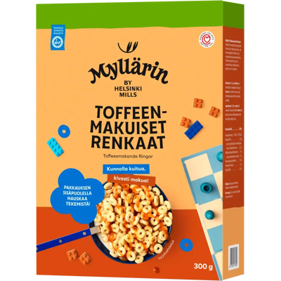 Myllärin Toffeenmakuiset Renkaat 300 g Myllärin Toffeenmakuiset Renkaat 300 g