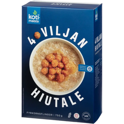 Kotimaista 4 Viljan hiutale 750 g Kotimaista 4 Viljan hiutale 750 g