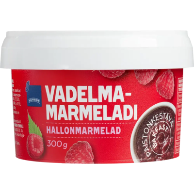 Rainbow 300g vadelmamarmeladi paistonkestävä Rainbow 300g vadelmamarmeladi paistonkestävä
