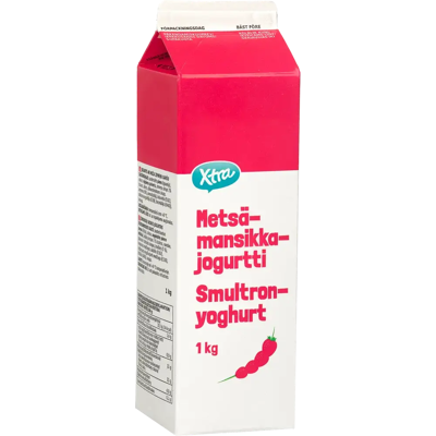 Xtra mansikkajogurtti 1kg Xtra mansikkajogurtti 1kg