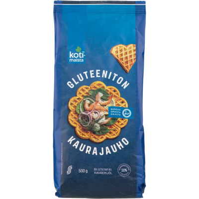 Kotimaista gluteeniton kaurajauho 500 g Kotimaista gluteeniton kaurajauho 500 g