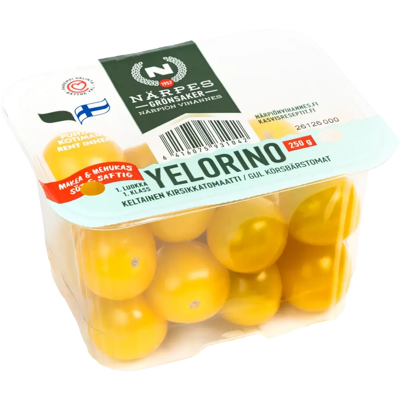 Närpiön Vihannes Yelorino Kirsikkatomaatti 250g Närpiön Vihannes Yelorino Kirsikkatomaatti 250g