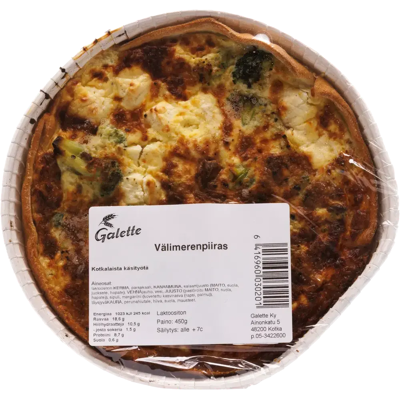 Galette Välimerenpiiras 0,5kg Galette Välimerenpiiras 0,5kg