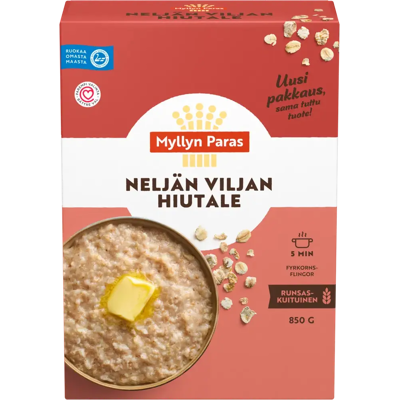 Myllyn Paras Neljän Viljan hiutale 850 g Myllyn Paras Neljän Viljan hiutale 850 g