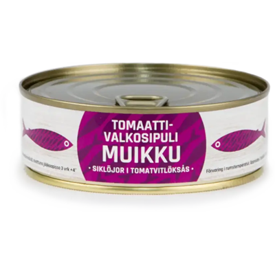 Järvi-Suomen Kalatuote Tomaatti-valkosipuli muikku Järvi-Suomen Kalatuote Tomaatti-valkosipuli muikku