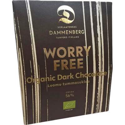 Dammenberg Tumma suklaanappi 90g, luomu Dammenberg Tumma suklaanappi 90g, luomu
