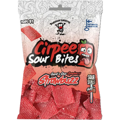 Cirpee Sour Bites Strawbuzz 120g Cirpee Sour Bites Strawbuzz 120g