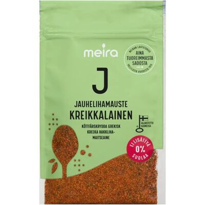 Meira Kreikkalainen jauhelihamauste ei lisättyä suolaa 25g Meira Kreikkalainen jauhelihamauste ei lisättyä suolaa 25g