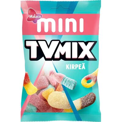 Cloetta Malaco Tv Mix Mini Kirpeä makeissekoitus 110g Cloetta Malaco Tv Mix Mini Kirpeä makeissekoitus 110g