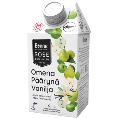Bonne Omena-päärynä-vaniljasose 0,5L Bonne Omena-päärynä-vaniljasose 0,5L