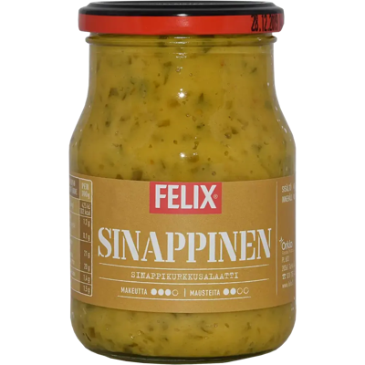 Felix sinappikurkkusalaatti 390g Felix sinappikurkkusalaatti 390g