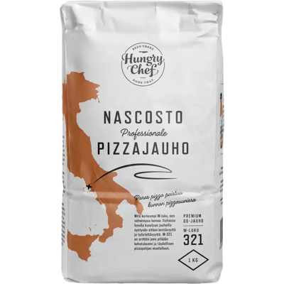 Hungry Chef 1kg Pizzajauho Nascosto Professional "00" Hungry Chef 1kg Pizzajauho Nascosto Professional "00"