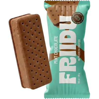 Friidu välipalajäätelö Mint Chocolate 110ml/60g Friidu välipalajäätelö Mint Chocolate 110ml/60g
