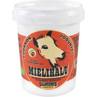 Saloniemen juustola Mielihalu luonnonjogurtti 450g Saloniemen juustola Mielihalu luonnonjogurtti 450g