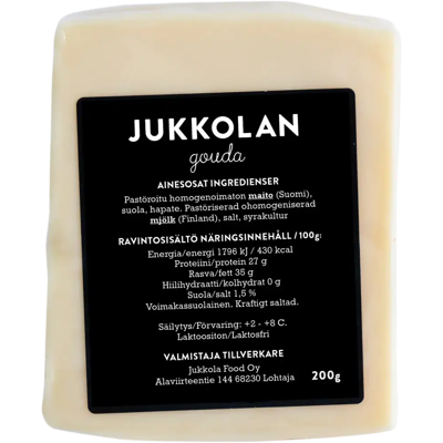 Jukkolan gouda 200 g Jukkolan gouda 200 g