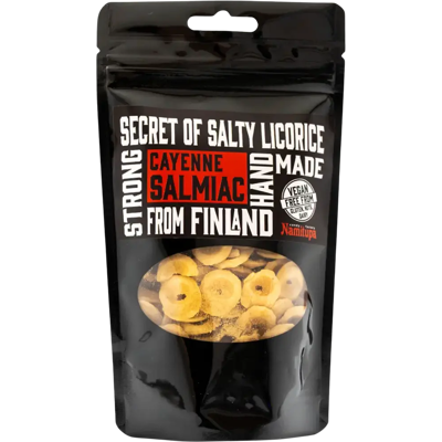 Namitupa Secret of Salty Licorice Cayenne Salmiac - Pippurisalmiakki 100g Namitupa Secret of Salty Licorice Cayenne Salmiac - Pippurisalmiakki 100g